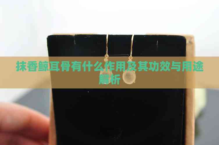 抹香鲸耳骨有什么作用及其功效与用途解析(图7)